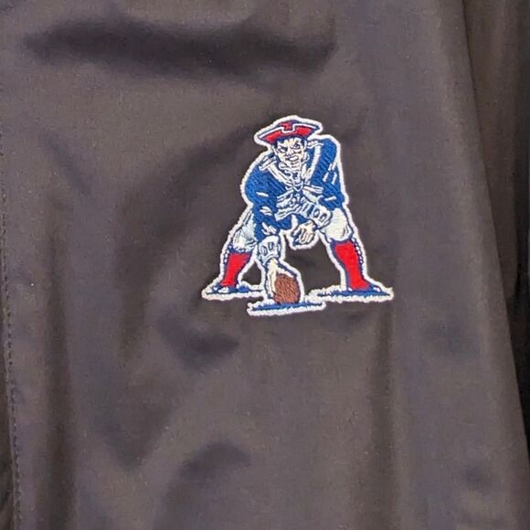 Antigua New England Patriots Pat Patriot NFL Football rain black Jacket Big XXL - Picture 10 of 10